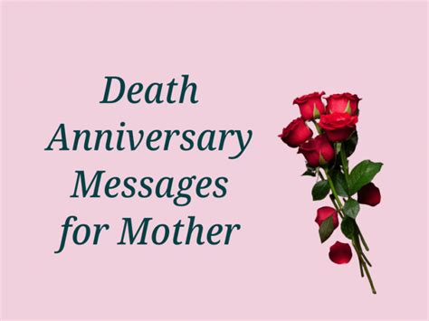 45+ Death Anniversary Messages for Mother - Remembrance Condolence Messages – FunZumo