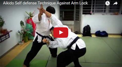 Very Good Aikido Self defense Technique Against Arm Lock - Self Defense ...