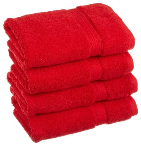 Luxurious Egyptian Cotton 900 Gram 4-Piece Hand Towel Set - Contemporary - Bath Towels - by Blue ...