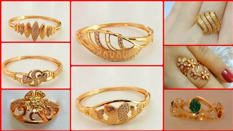 very stylish and gorgeous gold rings design for women 2020 - YouTube