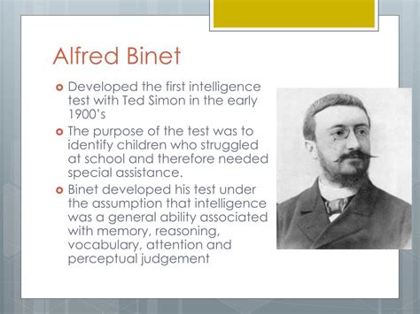 Who was alfred binet - Qasmail