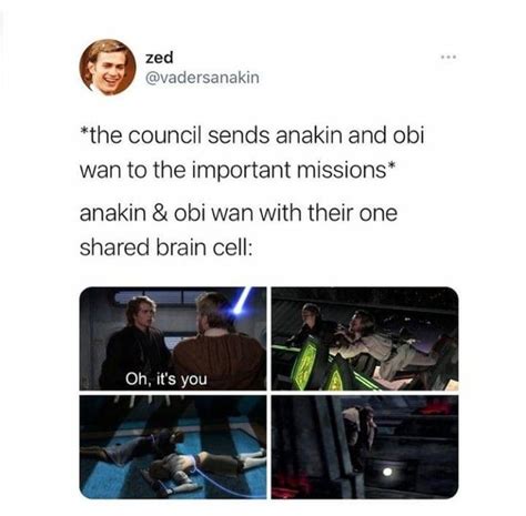 Classic anakin and obi wan : r/starwarsmemes