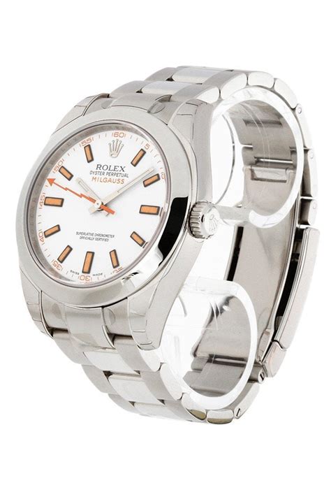 ROLEX Milgauss White Dial Men's Watch 116400 | WatchGuyNYC