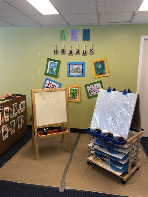 Art studio dramatic play center | Dramatic play preschool, Art center preschool, Dramatic play area