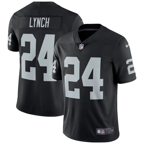 Nike Marshawn Lynch Oakland Raiders Black Vapor Untouchable Limited Jersey