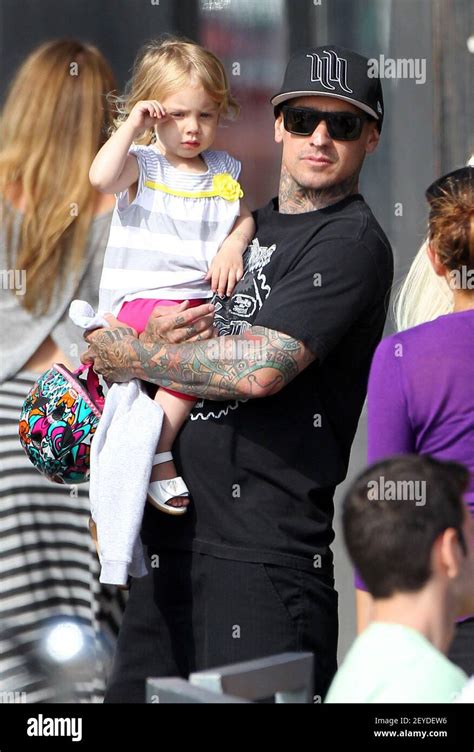 Singer Pink and her husband Carey Hart spend the day with their daughter Willow in Venice ...