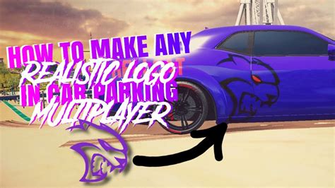 *Tutorial* How To Make Any Realistic Hellcat, Trackhawk Logo | Car Parking Multiplayer - YouTube