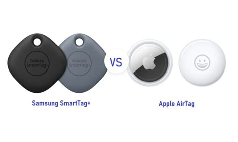 Samsung Galaxy SmartTag+ vs. Apple AirTag : What do they have?