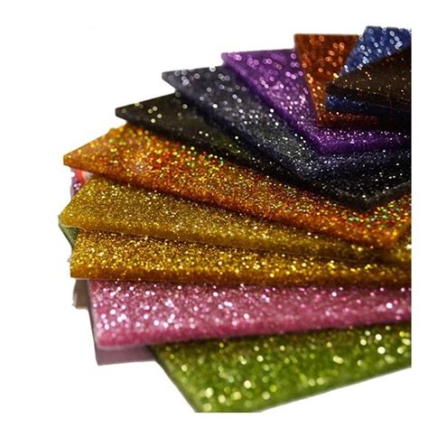 2mm Cast Glitter Plexiglass Acrylic Sheet