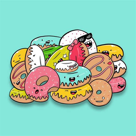 Donut Doodle | #doodle #doodleart #doodles #donut #donutdoodle| drawing ...