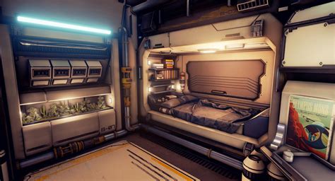 ArtStation - Mars Sleeping Quarters, Dan Robinson #starcitizenpolaris | Spaceship interior ...