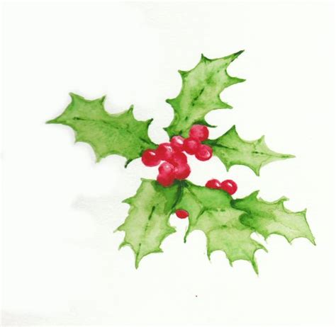 holly and berries watercolor by MissDarling23 on deviantART ...