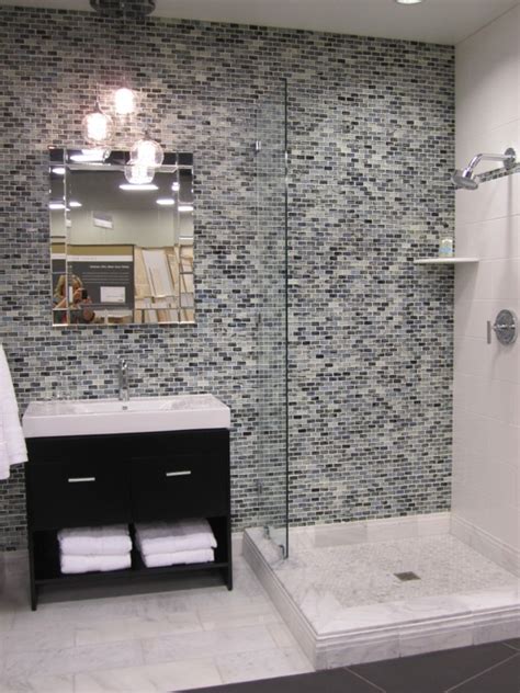 Mosaic Wall Bathroom - 21 Gobal creative platform for custom graphic design