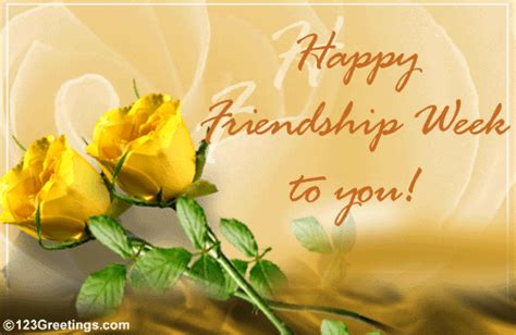 Happy Friendship Week! Free Friendship Week eCards, Greeting Cards | 123 Greetings