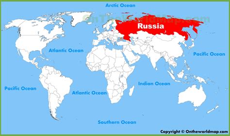 A Map Of Russia - Zip Code Map