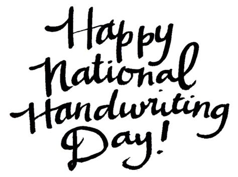 National Handwriting Day - The Well-Appointed Desk