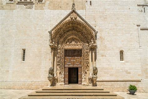 Altamura Cathedral. Apulia. Stock Image - Image of carving, carved ...