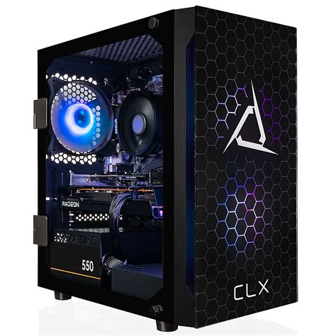 Best Buy: CLX SET Gaming Desktop AMD Ryzen 5 5500 8GB Memory Radeon RX 6600 500GB M.2 NVMe SSD ...