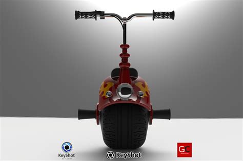 ted's bike in lorax - CATIA, STL, STEP / IGES - 3D CAD model - GrabCAD