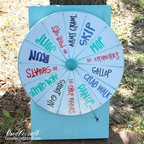 How to Make a DIY Spinner Prize Wheel!