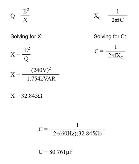 correct power factor with capacitor equation | TechnoCrazed