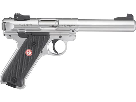 Ruger Mark IV Target 22LR Pistol 5.5 Barrel 10+1 Round Stainless Slide