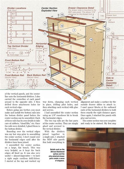 Dresser Plans • WoodArchivist