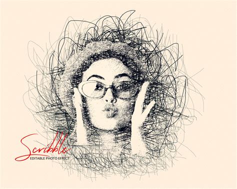 Scribble Photo Effect Art - FilterGrade