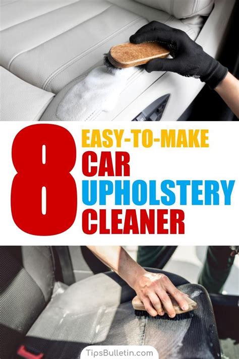 Find out how to clean car upholstery with these 8 amazing DIY car ...