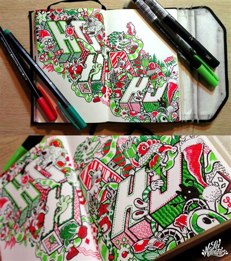 Christmas Doodle | Christmas doodles, Doodles, Doodle art