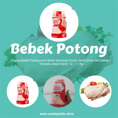 Bebek Peking Muda Frozen Kemasan 1 Kg by Enak Nga Harus Mahal