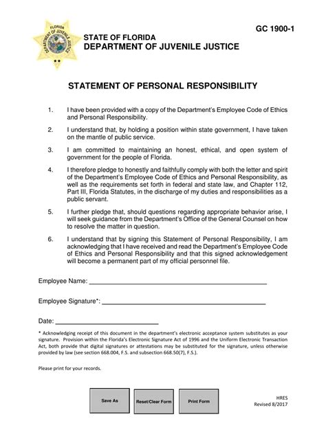 DJJ Form GC1900-1 - Fill Out, Sign Online and Download Fillable PDF, Florida | Templateroller