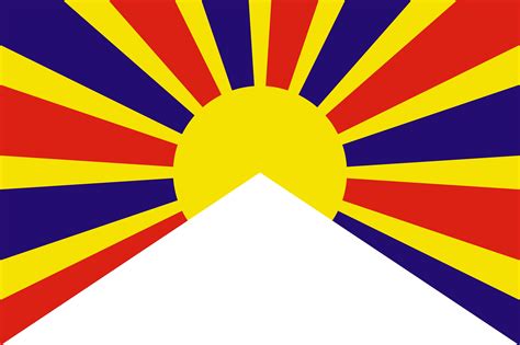 Redesigned flag of Tibet : r/vexillology