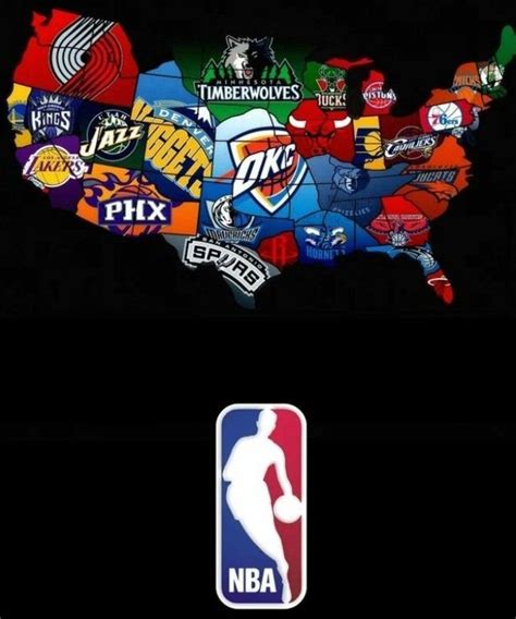 #nba #map #usa #us #america | Travel scrapbook, Vintage travel posters, Nba