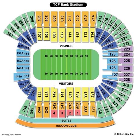 Tcf Bank Stadium Seating Chart | Cabinets Matttroy