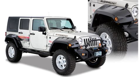 Bushwacker Pocket Style Fender Flares for 2007-2018 Wrangler JK - JustForJeeps.com