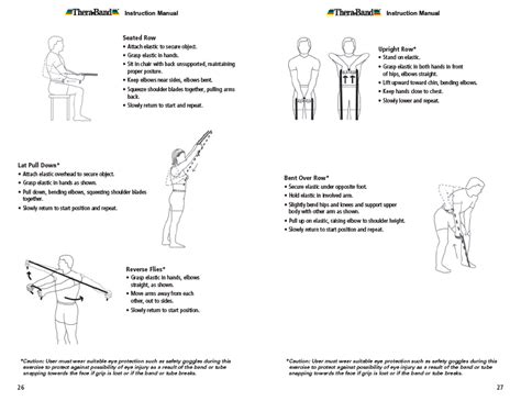 Theraband Exercise Information for Patients and Consumers Page 26-27 – Absolute Health Incorporated