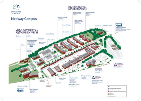 Medway Campus Map - Drill Hall Library