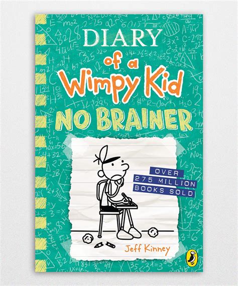 Diary Of A Wimpy Kid No Brainer By Jeff Kineey Book 18