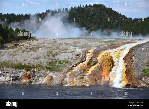 Yellowstone National Park springs Stock Photo - Alamy