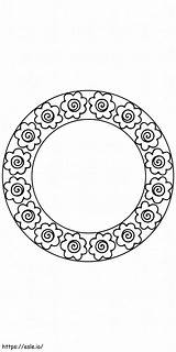 Easter Wreath Printable 15 coloring Page sketch template