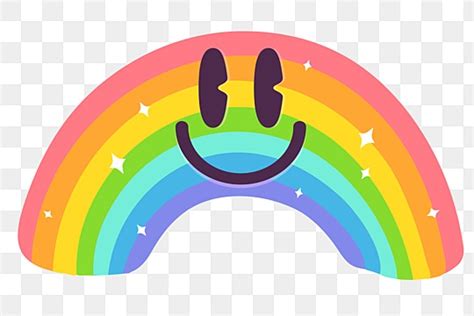 Rainbow Smile Vector PNG Images, Vector Illustration Of Rainbow With ...