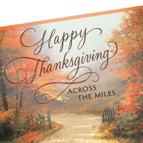 Thomas Kinkade Autumn Lane Thanksgiving Cards, Pack of 6 - Boxed Cards - Hallmark