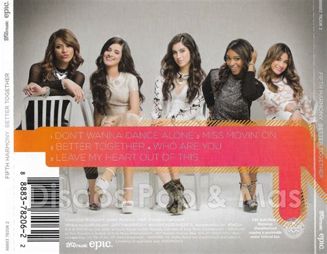 Discos Pop & Mas: Fifth Harmony - Better Together (EP)