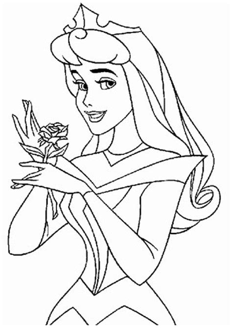 Sleeping Beauty coloring page to print for free - Sleeping beauty Coloring Pages for Kids