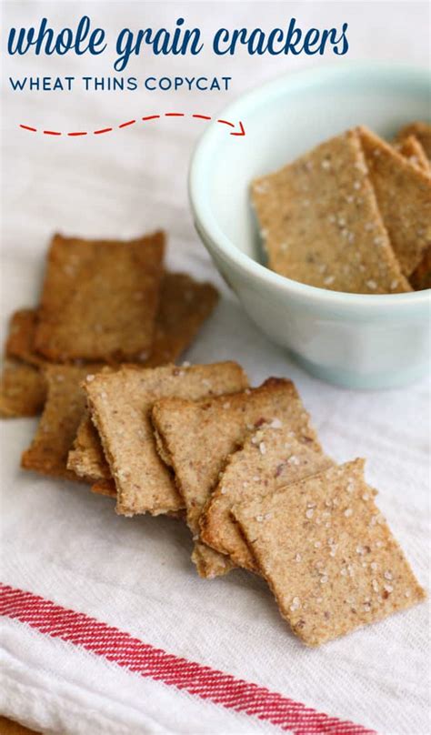 Whole Grain Vegan Cracker Recipe - (tastes like wheat thins). - The Pretty Bee