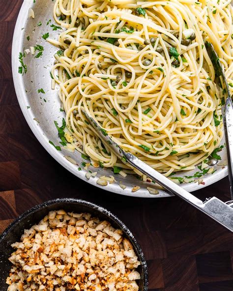 Lemon Caper Pasta - Sip and Feast