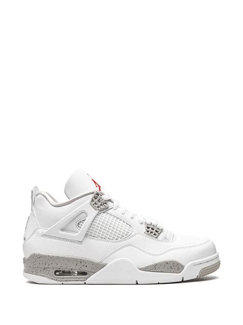 Jordan Air Jordan 4 Retro "White Oreo" Sneakers - Farfetch
