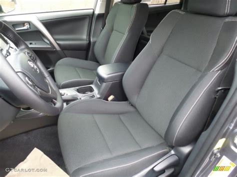 Black Interior 2017 Toyota RAV4 XLE AWD Hybrid Photo #118628633 | GTCarLot.com