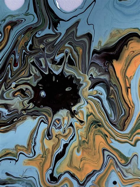 Black and Blue Abstract Painting · Free Stock Photo